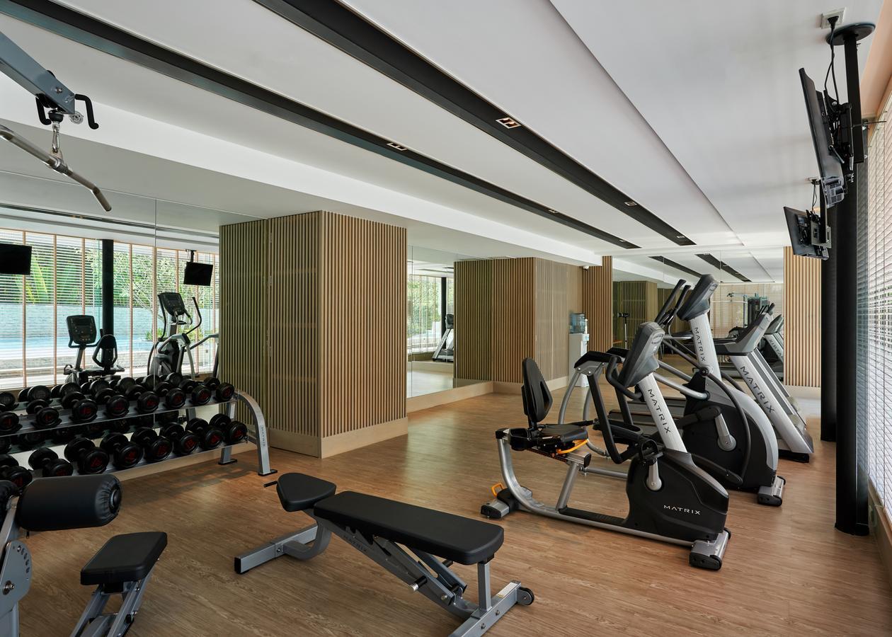 The Park Nine Hotel Suvarnabhumi Bangkok Bagian luar foto The gym at the hotel